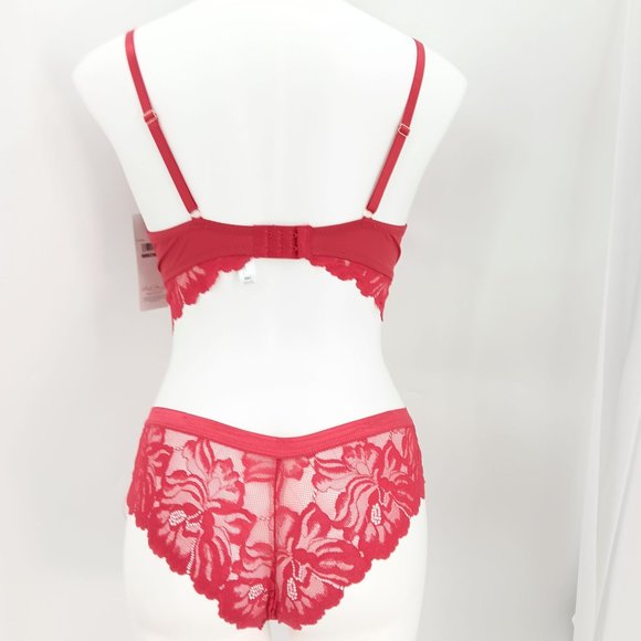 MARILIN MONROE 36C/LARGE RED BIKINI SET - Picture 2 of 16